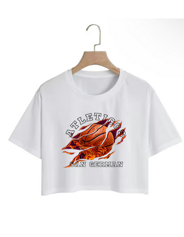 Atleticos San German Crop Tops Mangas