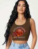 Atleticos San German Crop Top Corta