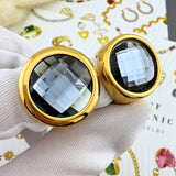 Ring, 18K Gold Plated Steel size 7
