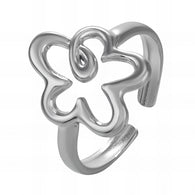 Flower Ring, Stainless Steel