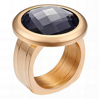 Ring, 18K Gold Plated Steel size 7