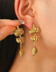 Mata de Plátano, 18K Gold Plated Steel- PREORDER