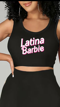 Latina Barbie Crop Top