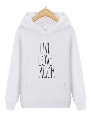 Hoodie Love Live Laugh - Main Image